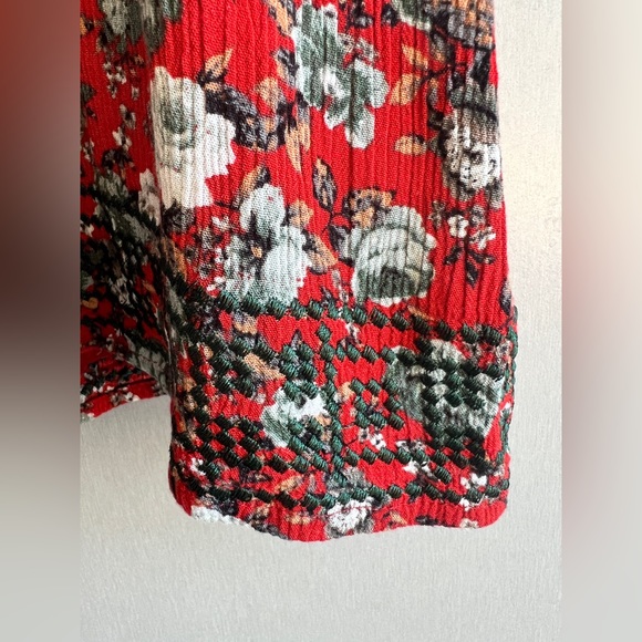 Market & Spruce Women’s S Midi Dress Floral Embroidered Boho Chic - Picture 8 of 14